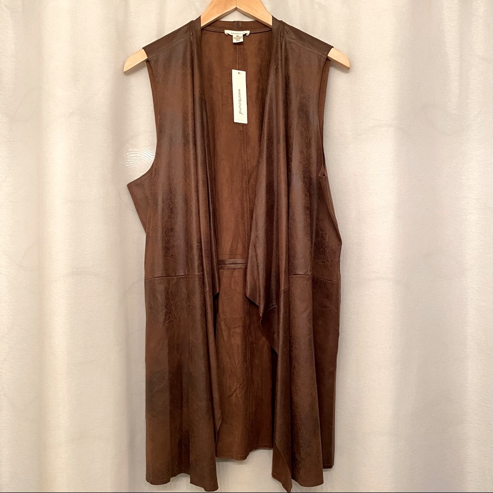 ‼️Long brown vest with POCKETS! | westbound